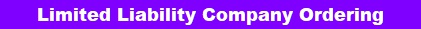 Limited Liability Company Ordering